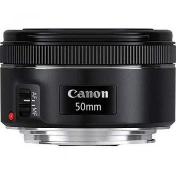 Canon EF 50mm f/1.8 STM Lens for Canon DSLR Cameras - Black - Excellent Condition