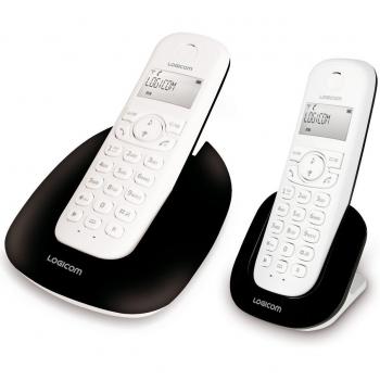 Telefono inalambrico Logicom Manta Negro 250 Duo
