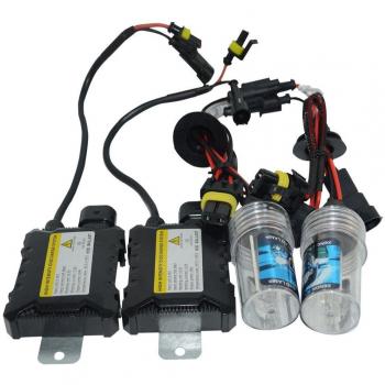 Luces Xenon Slim centralitas lámparas Kit HID H4 – 3 6000 K blanco 35 W Coche Hielo