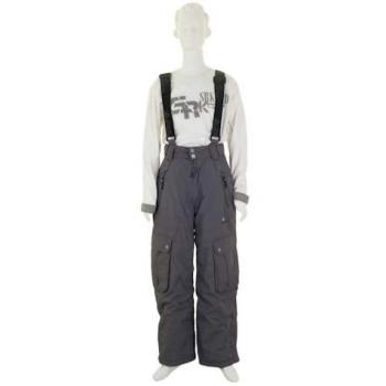 Peak Mountain Eltaro Children's Ski Trousers - Gray, Size 4