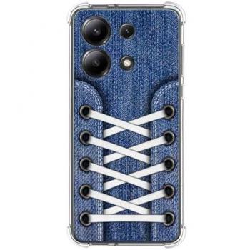Funda Antigolpes de Silicona con Diseño de Zapatillas para Xiaomi Redmi Note 13 4G