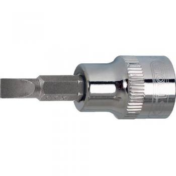 Llave de cubo KS Tools 3/8 CHROMEplus con punta ranurada de 4 mm