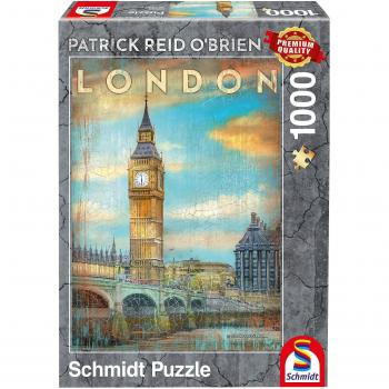 Puzzle Schmidt Spiele Patrick Reid O'Brien Londres, 1000 piezas