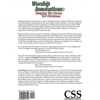 Christmas Hanging Greens Guide: Worship Innovations Volume 1 by Janet Burton