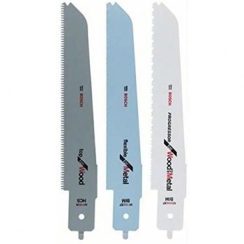 Bosch 2 608 656 934 934-Juego de 3 Hojas de Sierra de calar para la multisierra PFZ 500 E de Bosch 934-M 1142 H M 3456 XF M 1122 EF