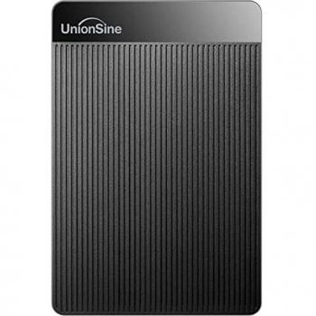 UnionSine Ultra Slim Disco Duro Externo Portátil 2.5 160GB, USB3.0 SATA HDD Almacenamiento para PC, Mac, MacBook, Chromebook, Xbox, PS4
