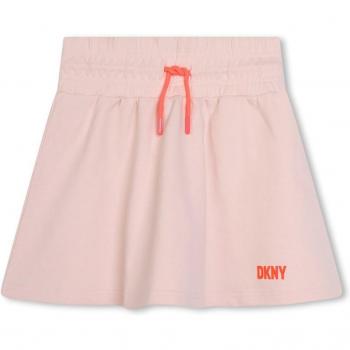 Falda de niña DKNY de algodón con cordón de ajuste D60171