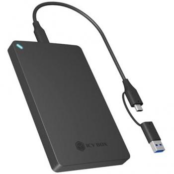 Caja externa para disco duro/SSD de 2.5 SATA, USB 3.2 Gen 2 hasta 10 Gbit/s - IB-201T-CU31
