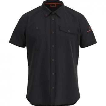 Camisa de Trabajo Ternua Ega de Manga Corta Negra para Hombre