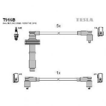 Juego de cables de encendido TESLA T916B para VOLVO 850, V70 I y RENAULT SAFRANE 2