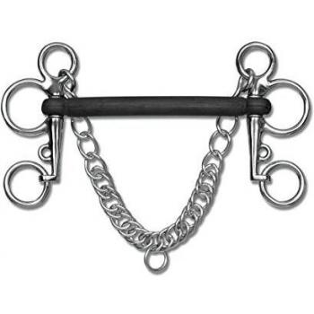 Pelham de goma anatómico rígido Waldhausen 12,5 cm
