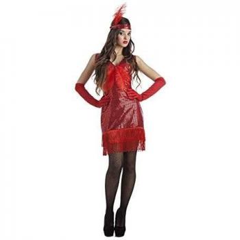 Disfraz de Charlestón Rojo para mujer