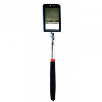Espejo de inspección telescópico flexible con luz LED 360 swive para extra Visualización mecánico General herramientas