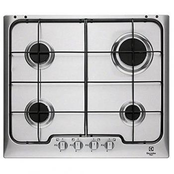 Placa de Cocina a Gas Electrolux PX640XV 4 Quemadores 60 cm Inox Integrable