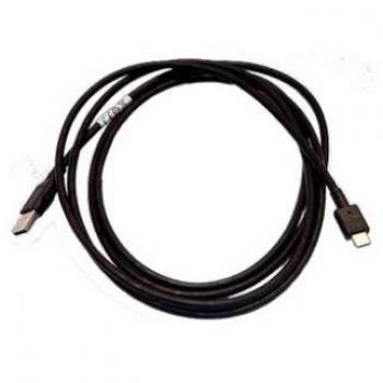 Cable USB Zebra CBL-CS6-S07-04 de 2,13 metros de longitud con conexión USB 2.0 A a USB C en color negro
