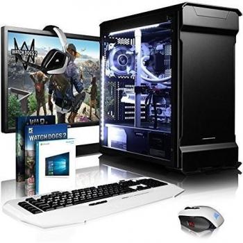 VIBOX Luminos GS570-108 Paquet - 3,3GHz Intelái5 QuadáCoreáCPU, GTX 1070, KFA2 Galax Hall of Fame, Ordenador de sobremesa Gaming con enfriador por agua paquete con juegos 2