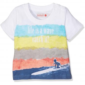 Bóboli 323053-1100, Camiseta para Bebés, Blanco, 18M