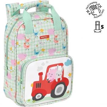 Mochila Infantil con Asas de Granja 20x28x8 - Safta