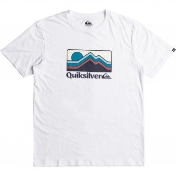 Camiseta de niños Quiksilver QS Gradient Mountains blanca