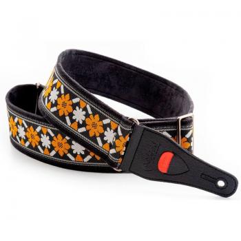 RightOn! Legend Casino Beatles Tribute Black Guitar Strap