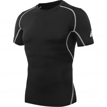 AMZSPORT Camiseta de compresión de mangas corta para hombre Deportes de Secado Rápido Funcionamiento Baselayer DX05 M