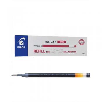 Pilot - Recambio de Tinta BLS-G2 para Bolígrafo - Color Rojo - Punto Medio - Pack de 12 Unidades