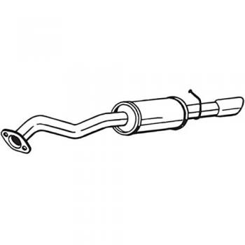 Silenciador trasero BOSAL 228-305, tipo: silenciador de escape, características: fabricado en acero inoxidable, diseño específico para vehículos, fácil instalación, reducción de ruido optimizada