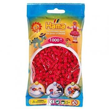 Hama Perlas de Planchar Midi - 1000 Piezas Color Burdeos Violeta