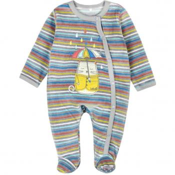boboli Velour Play Suit For Baby, Pelele Unisex bebé, 9827, 86