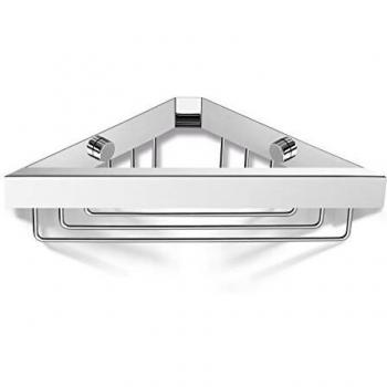 ZACK cesto Ducha esquinero, Acero Inoxidable, Plata