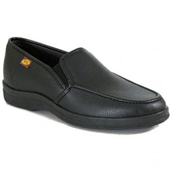 Mocasín Hombre Doctor Cutillas Orense 21297 Negro, talla 44, material polipiel, diseño cerrado y estilo confort