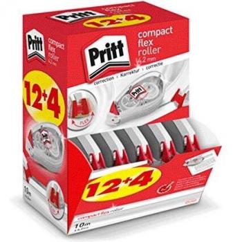 Pritt 9H pck4 m Corrección Roller Compact Flex, 16 Multipack