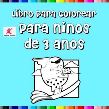 Libro para colorear para niños de 3 años