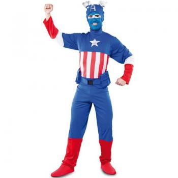 Disfraz de Capitán azul para hombre