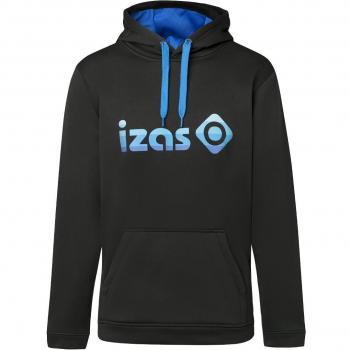 Izas Duero Pulóver, Hombre, Negro/Azul Royal, XL