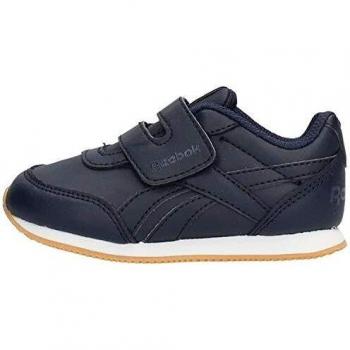 Zapatilla Bebé Reebok Royal Classic Jogger 2.0 con Cierre de Velcro y Diseño Neón