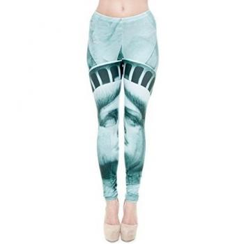 OnlineGT - Leggings 3D Full Print para mujer - Multicolor - Talla única
