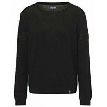 Timezone Waffle Knit Crewneck - Jersey para hombre Negro
 M