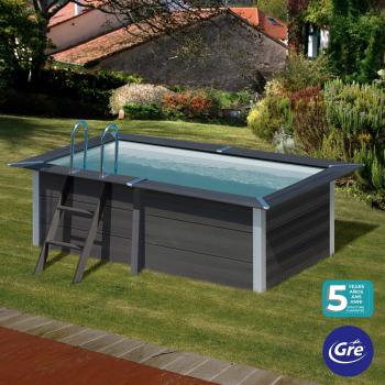 Piscina de Madera Composite Rectangular 326x186x96 cm GRE KPCOR2814 Avantgarde