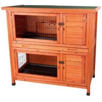 Trixie natura small animal hutch with 2 storeys 116 111 65 cm