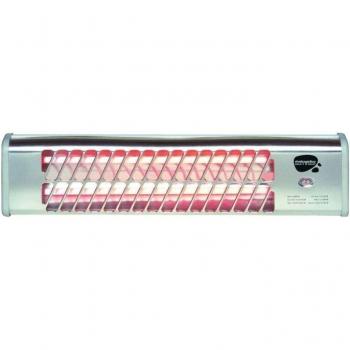 Estufa eléctrica de cuarzo mural para baño 2 barras 600/1200W VIVAHOGAR