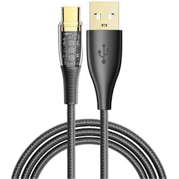 Cable USB 2.0 AM a USB-C PD20W de 6A de 2 metros con luz LED