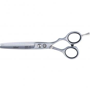 Tijera de Escribir Corvus Line 6 Eurostil - Tijera Cabello 6.0, diseño ergonómico, acero inoxidable, filo afilado, ideal para esculpir y texturizar cabello