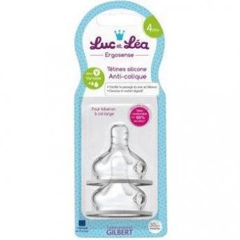 Tetine Ergosense de Silicona Anti-Cólicos con Débito Variable - Pack de 2