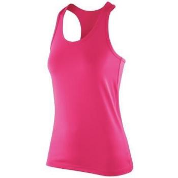 Top de fitness sin mangas Spiro Impact Softex femenino en blanco - Talla 2XL