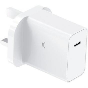 Cargador de Pared KSIX PPS Blanco 30 W