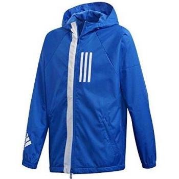 adidas Kid's ID Windbreaker Jacket, Blue/White, 140