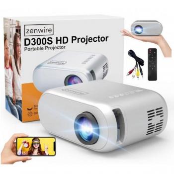Miniproyector Zenwire D300S Portátil y Compacto con Conexión Inalámbrica