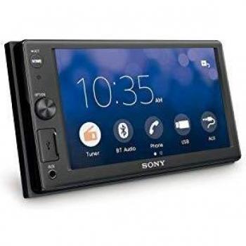 Sony XAV-V10BT - SintoMonitor 2DIN sin CD, Pantalla de 6,2 Pulgadas, 4 x 55 W, Control de Voz con Siri Eyes Free y Android, Bluetooth, micrófono Externo Incluido, USB