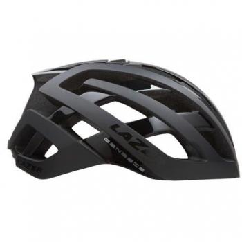 Casco Lazer Genesis negro - S, casco de bicicleta ligero y aerodinámico, con sistema de ventilación optimizado, ajuste fácil y cómodo, diseño moderno y elegante